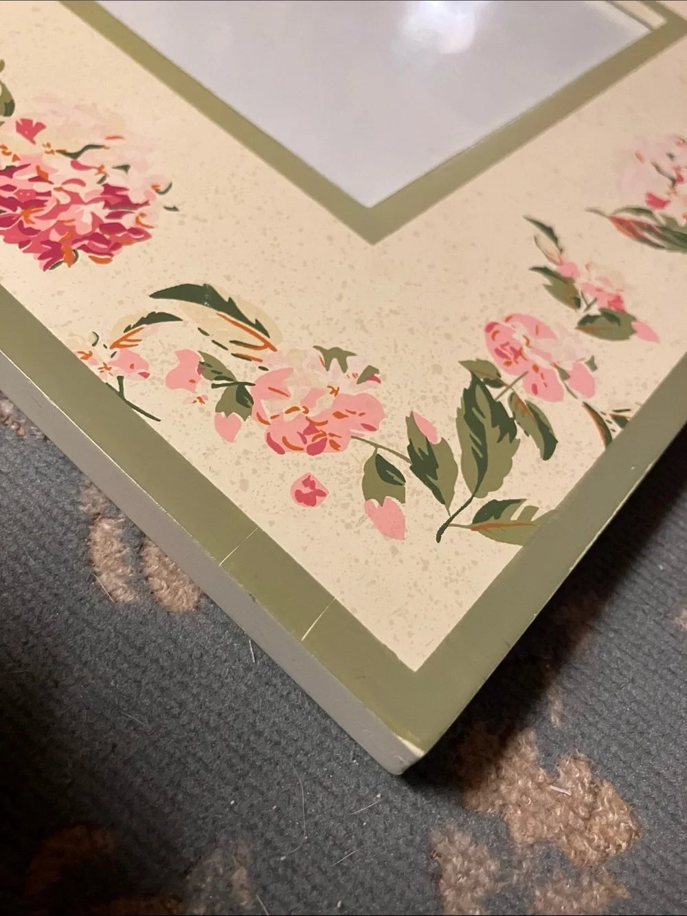 Laura Ashley picture frame with pink peonies and Sage 4 x 3 picture